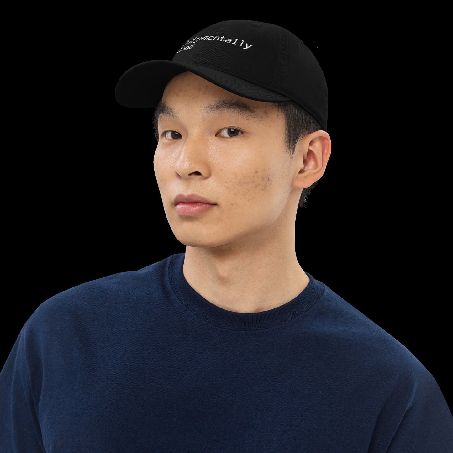 Unisex Black Baseball Hat - Judgementally Good Co (Original)