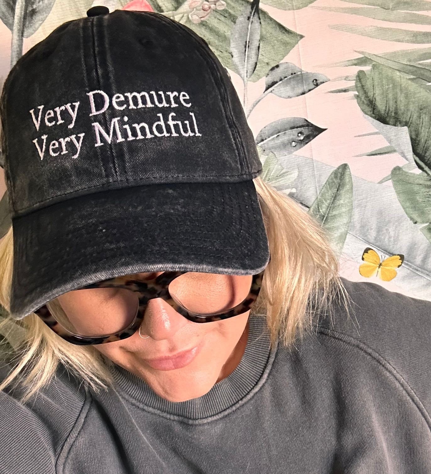 Very Demure, Very Mindful - Vintage Hat - Unisex