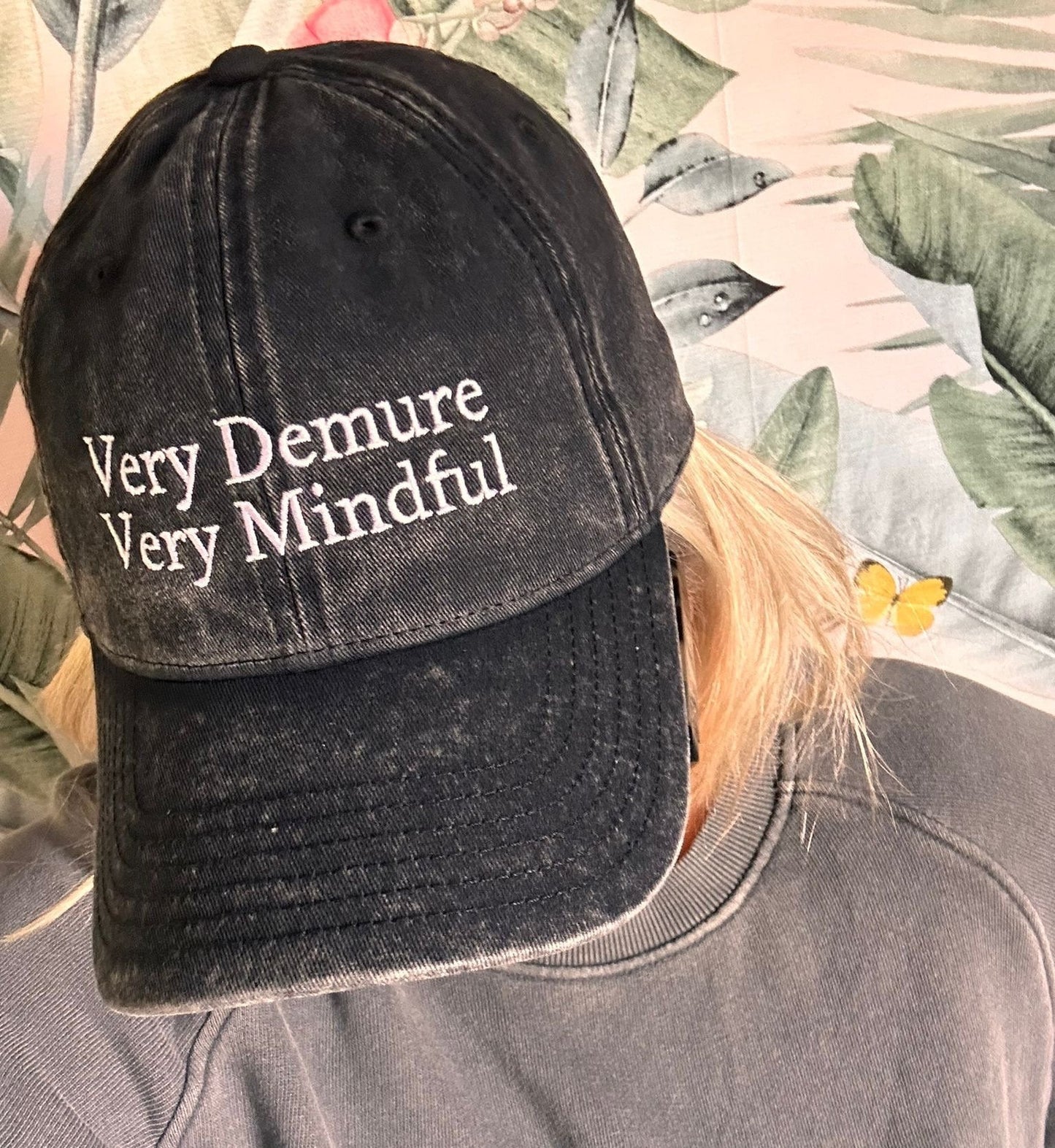 Very Demure, Very Mindful - Vintage Hat - Unisex