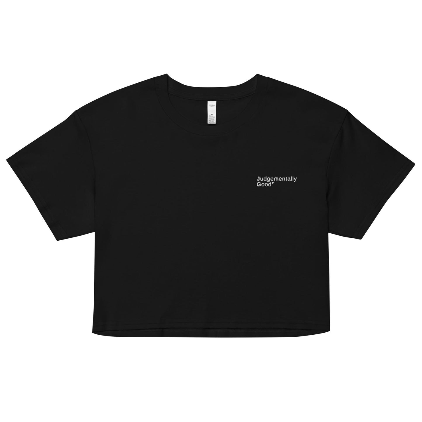 Judgementally Good Definition Crop Tee - Unisex