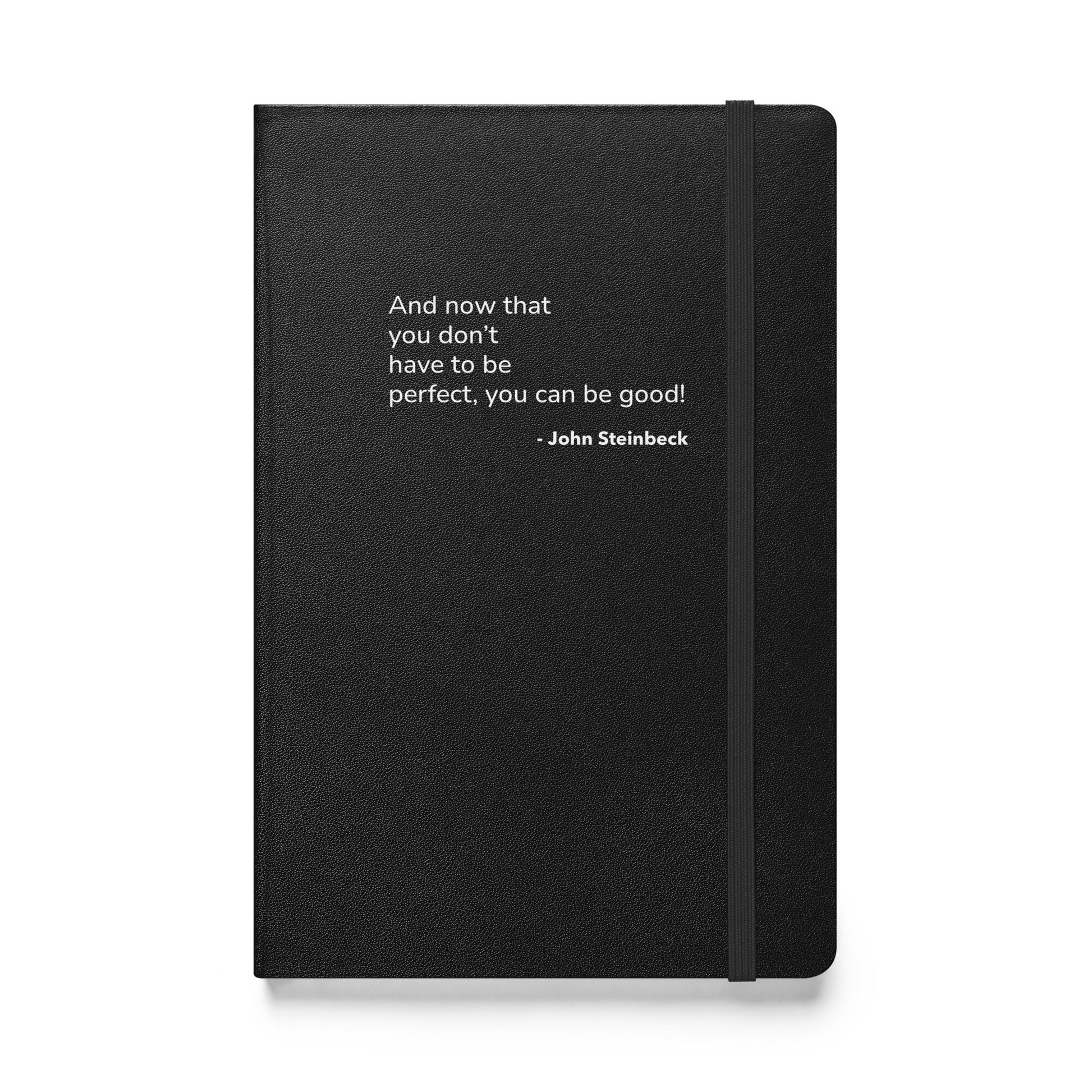 Judgementally Good Co - Hardcover Bound Notebook (Steinbeck Quote)