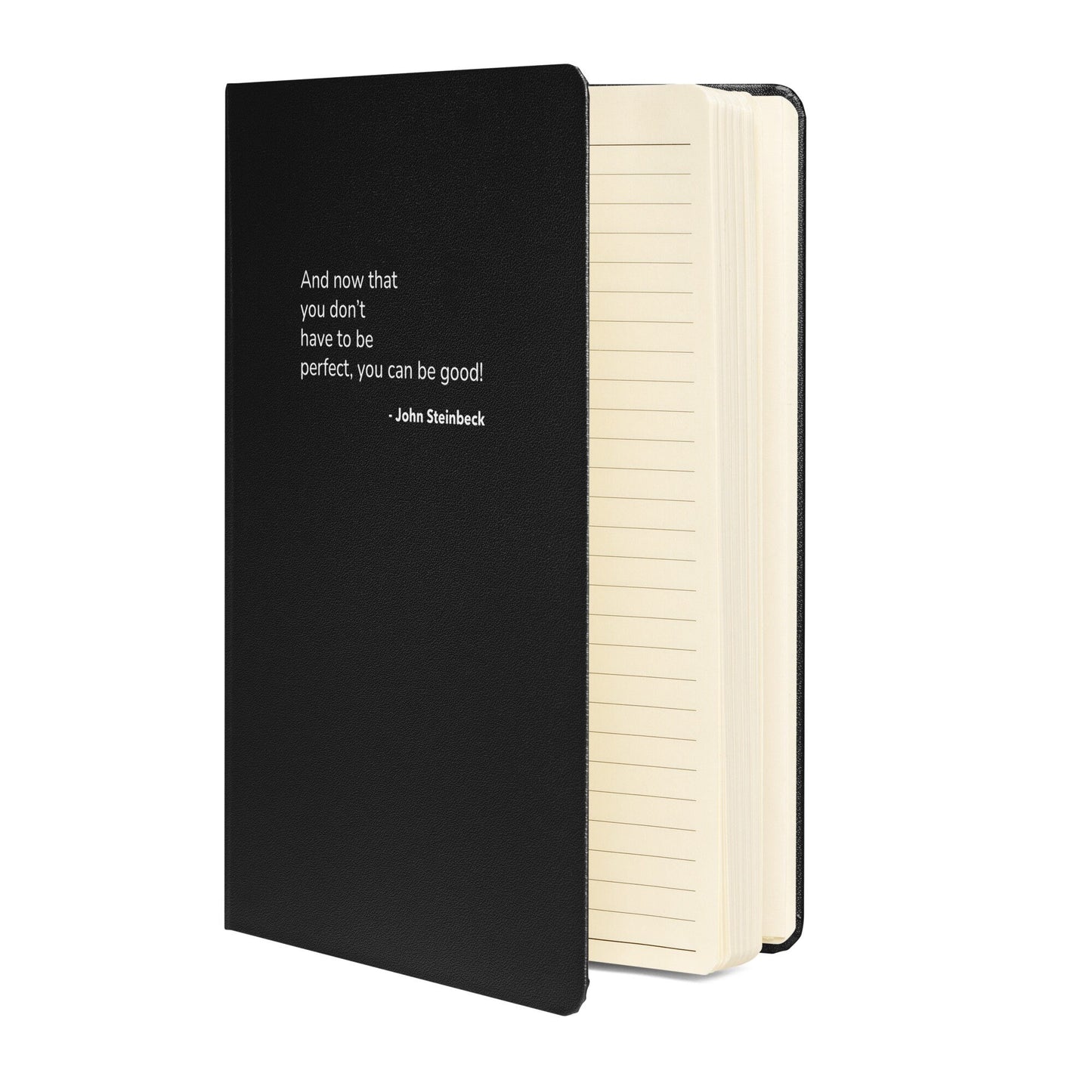 Judgementally Good Co - Hardcover Bound Notebook (Steinbeck Quote)